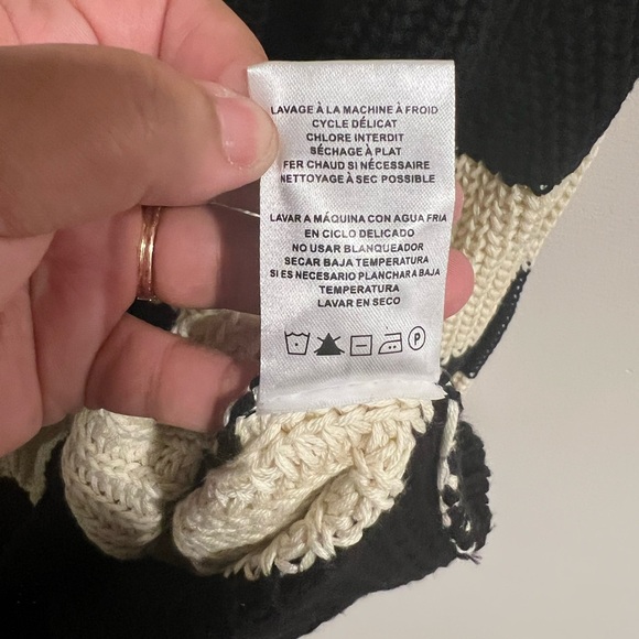 Velvet by Graham&Spencer Ciara striped crewneck sweater in a shaker knit - Picture 8 of 9